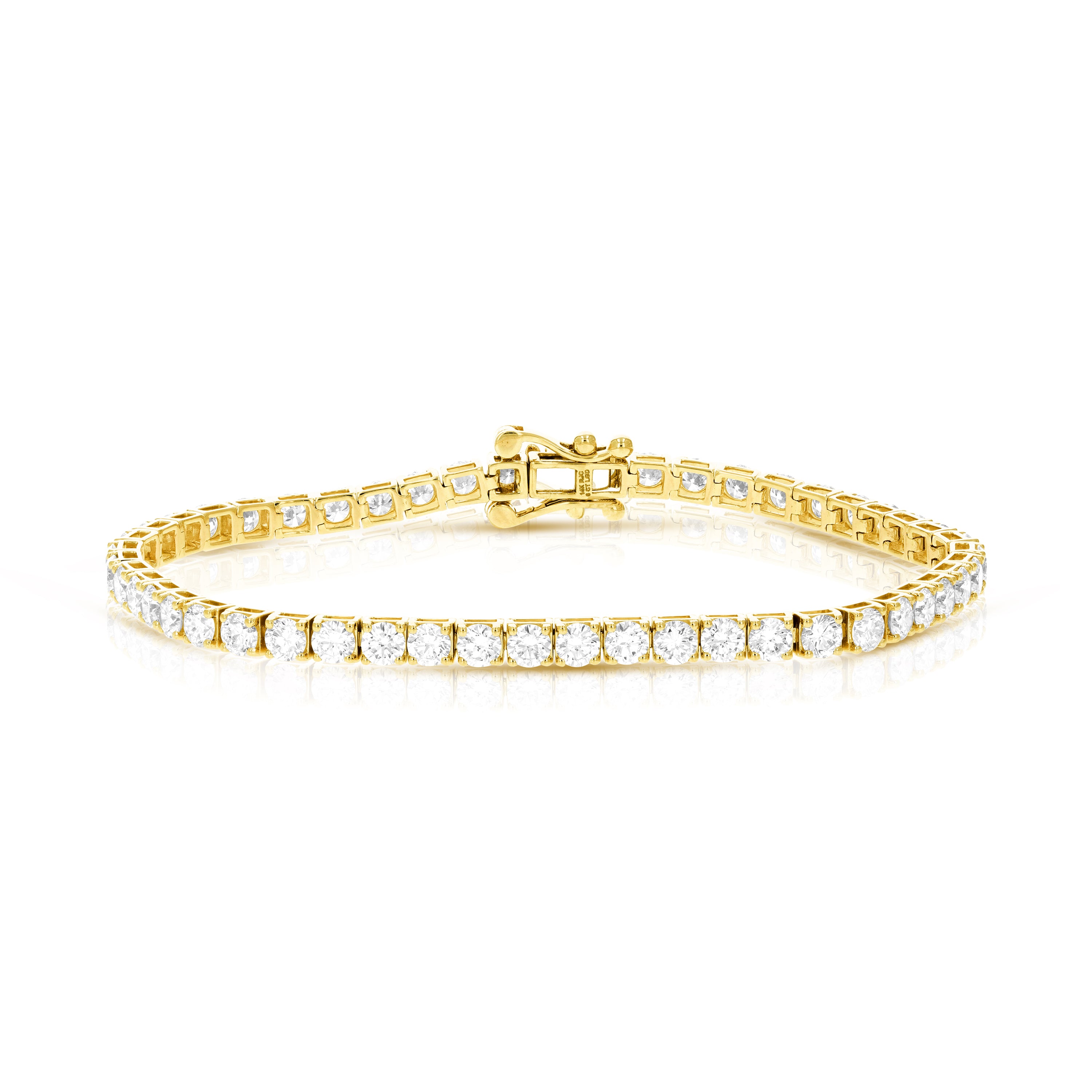 6 cttw Lab Grown Diamond Tennis Bracelet in 14K Gold