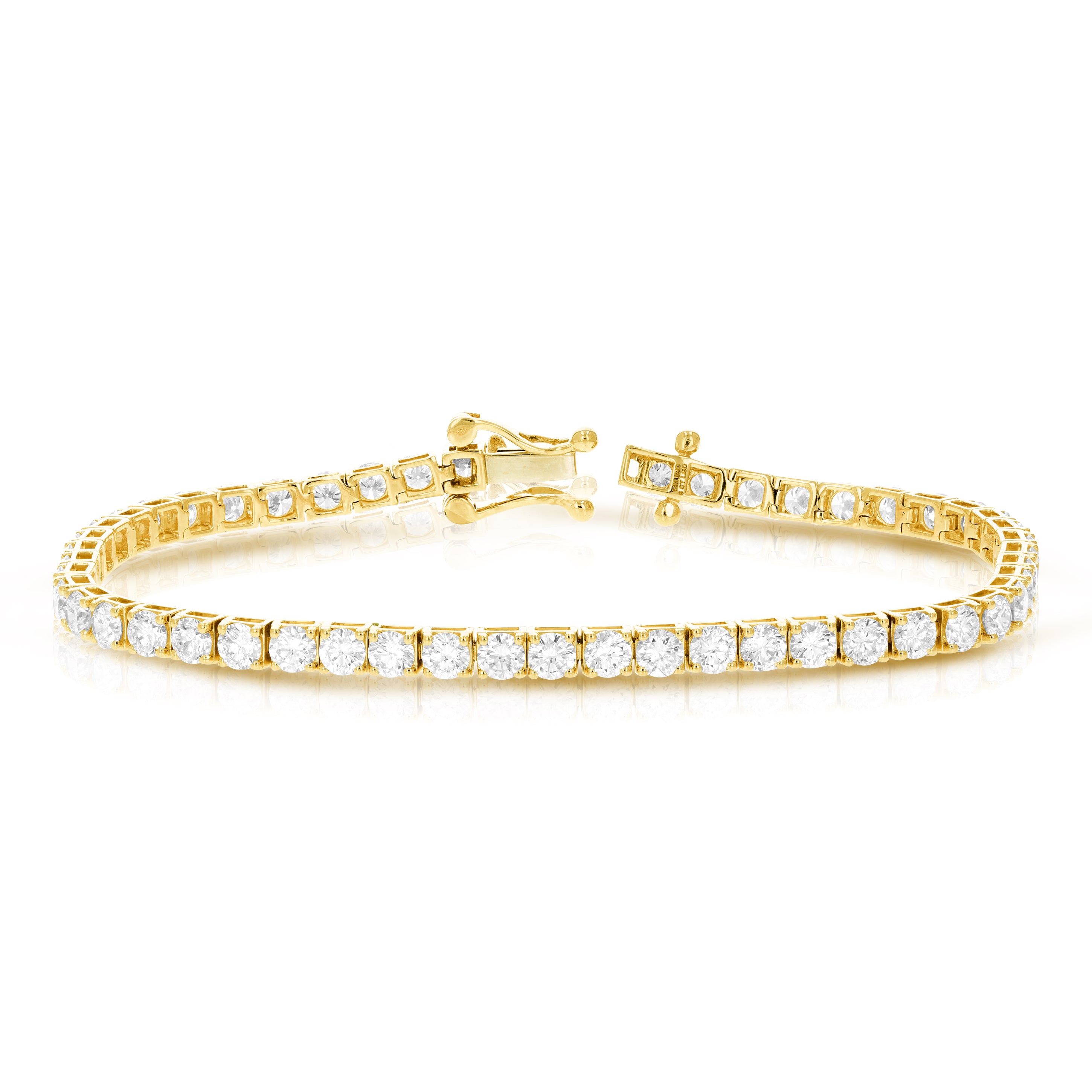 6 cttw Lab Grown Diamond Tennis Bracelet in 14K Gold