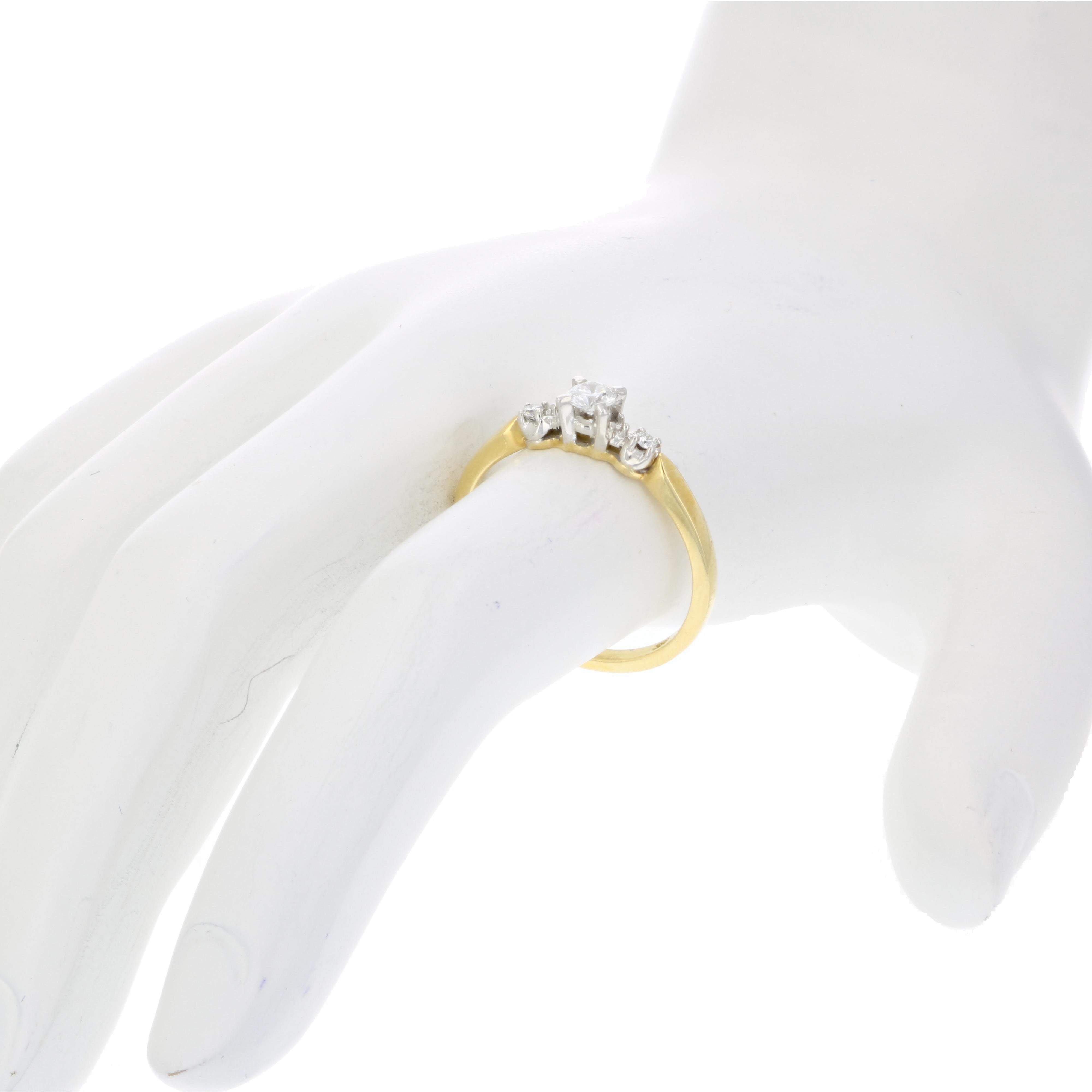 Classic Three Stone Diamond Ring