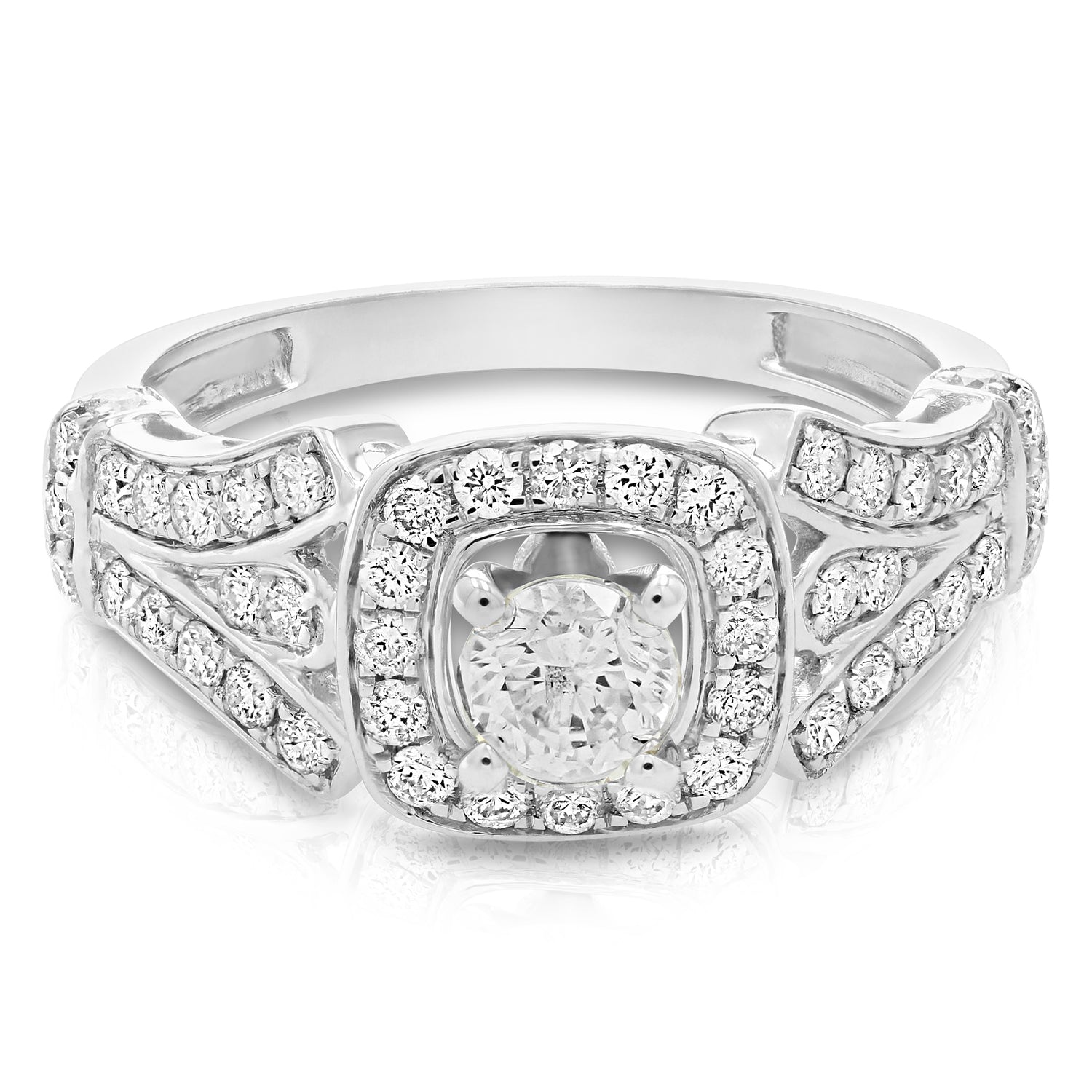 Cushion Diamond Engagement Ring