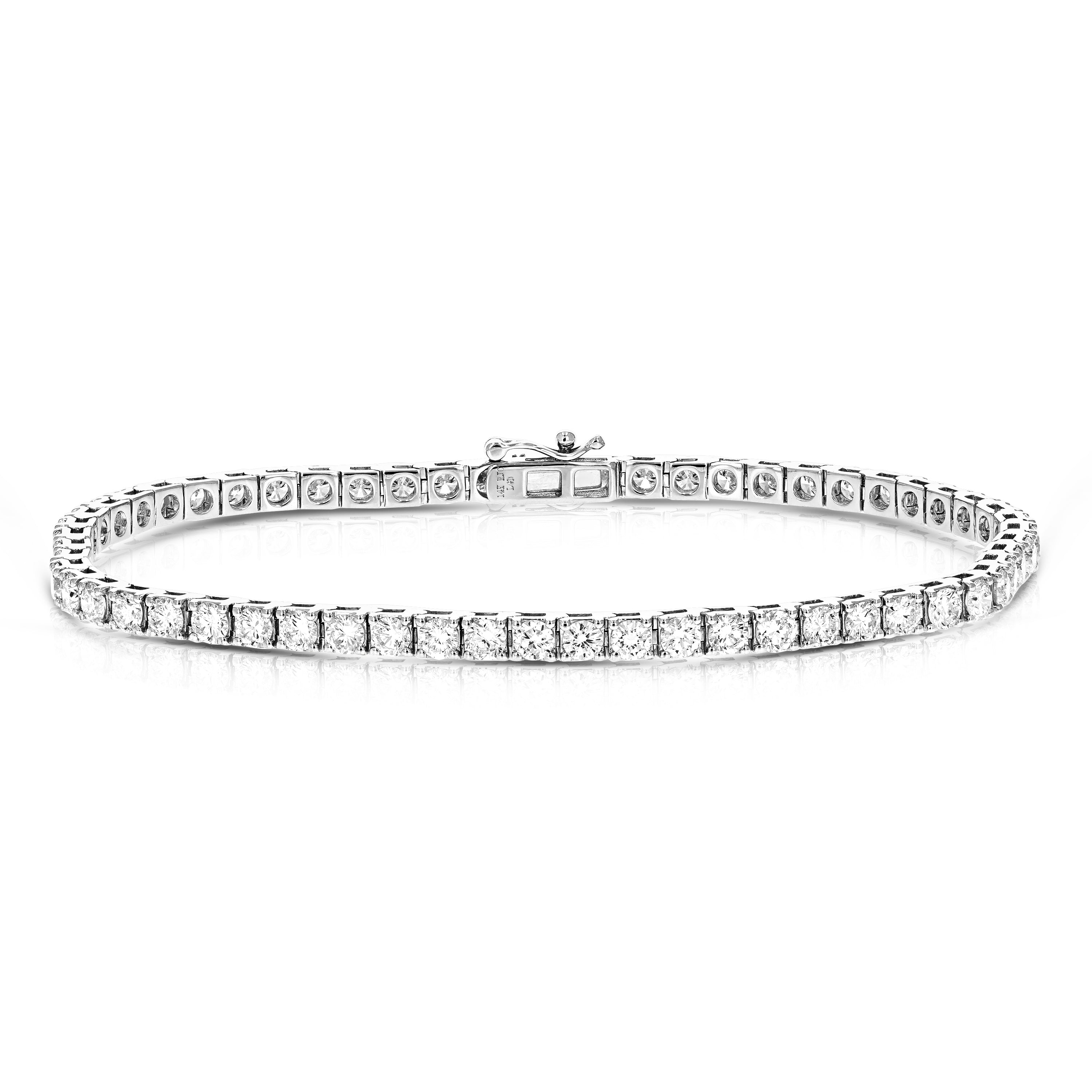 5 cttw Lab Grown Diamond Tennis Bracelet in 14K Gold