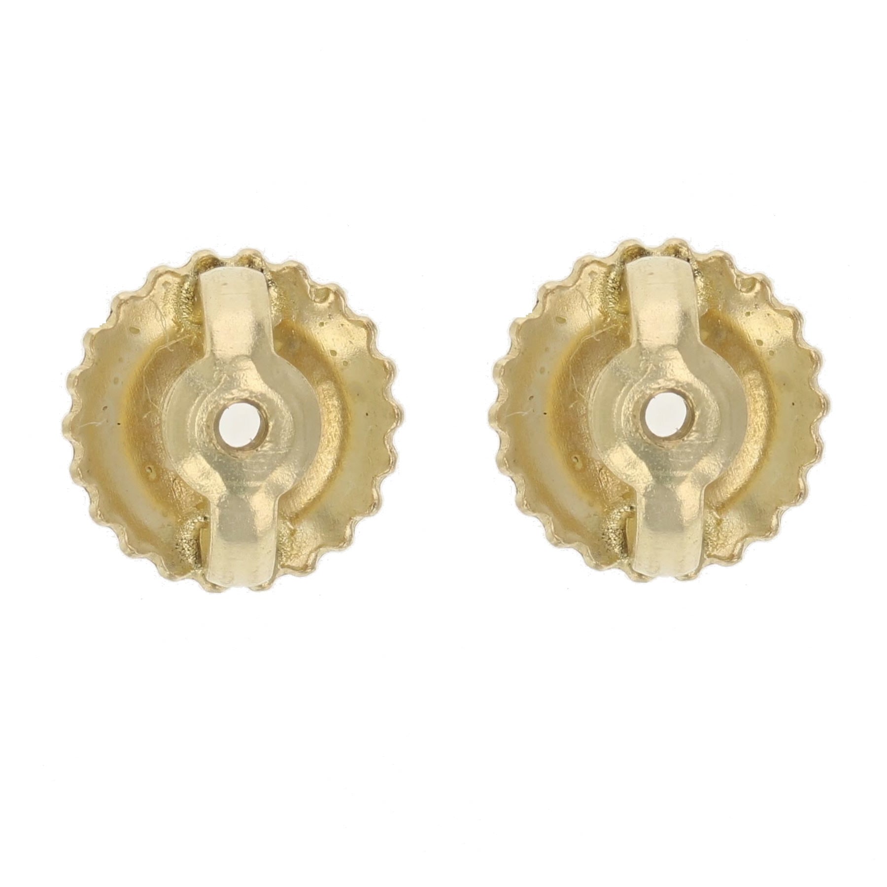 14K Yellow Gold Screw Backs Replacement For Stud Earrings (1 pair)