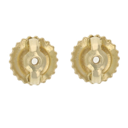 14K Yellow Gold Screw Backs Replacement For Stud Earrings (1 pair)