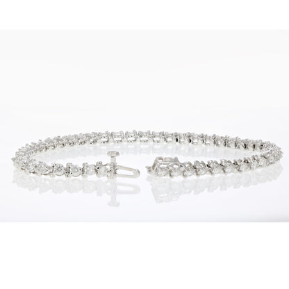 Trillion Shape Tennis Bracelet