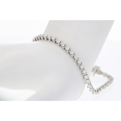 Trillion Shape Tennis Bracelet