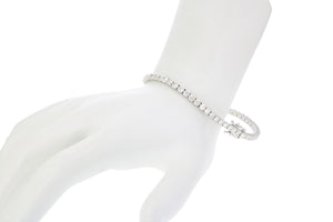 4 to 11 cttw Classic Diamond Bracelet 14K White Gold I1-I2 Clarity