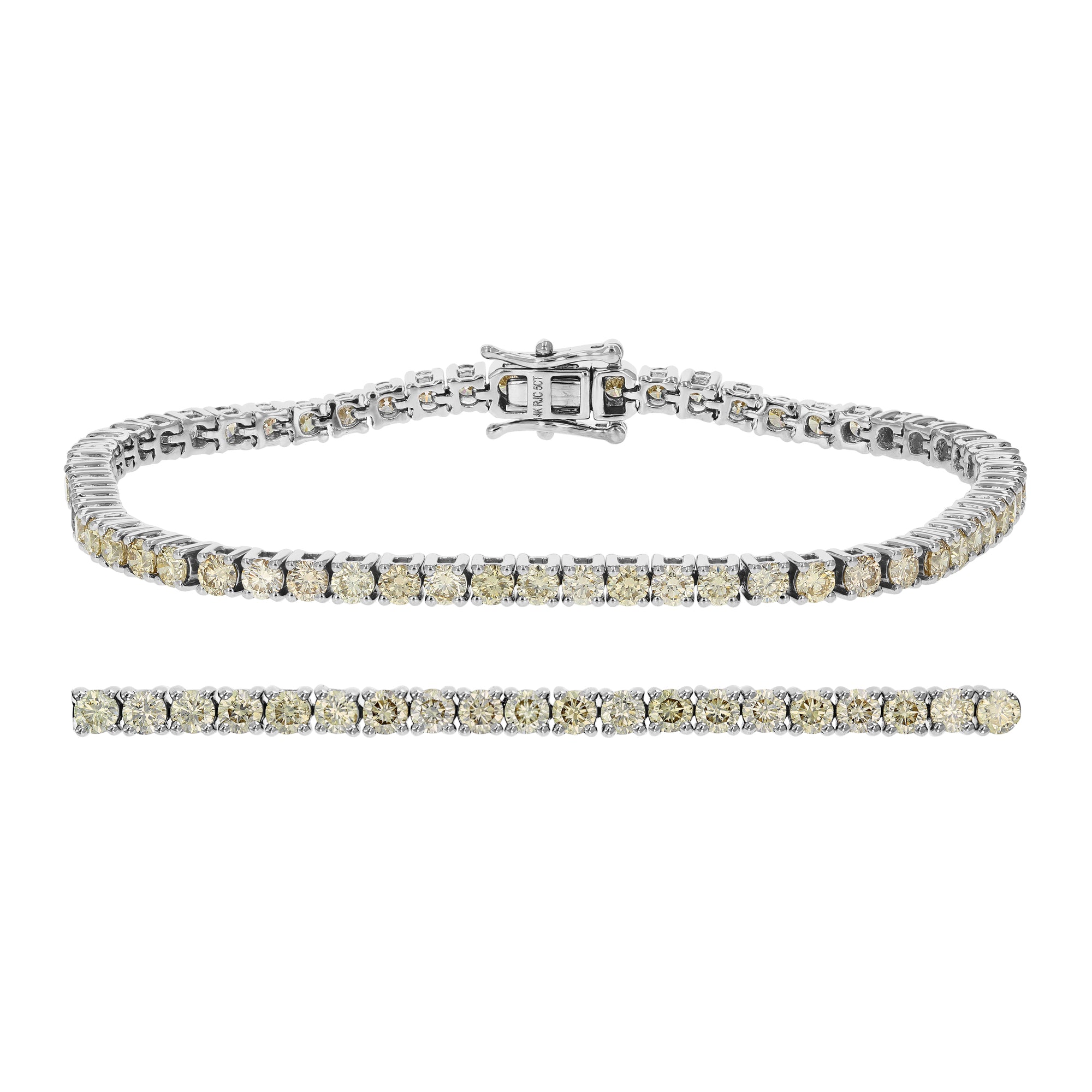 Hot Diamonds Diamond Letter V Bracelet DL633