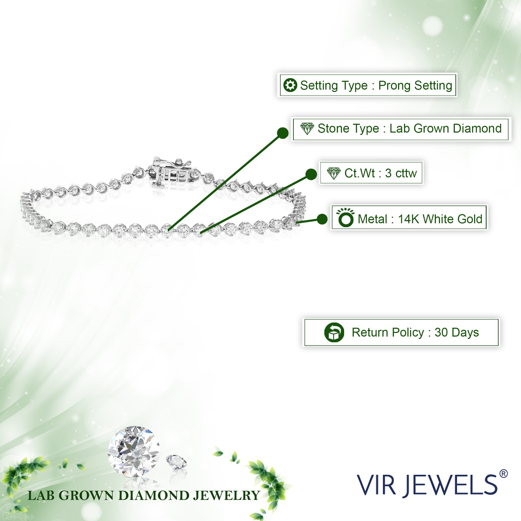 Timeless Diamond Tennis Bracelet