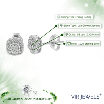 Classic Composite Diamond Stud Earrings