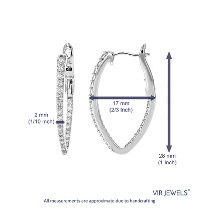 Graduated Inside Out Hoop Earrings