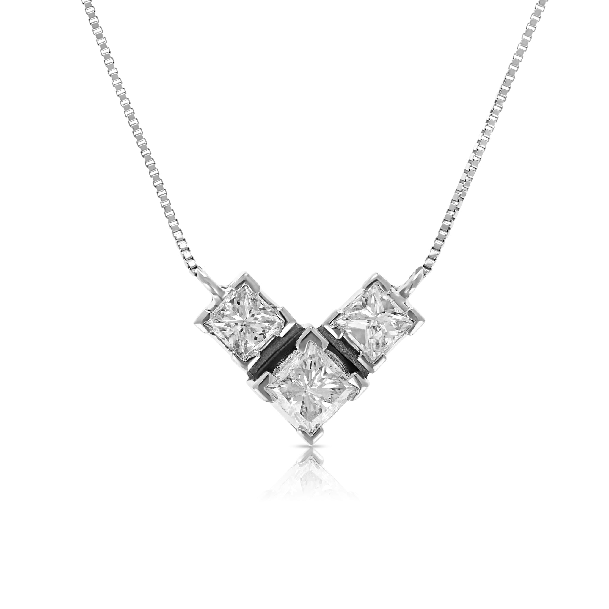 Diamond Bezel Necklace / 14k Gold Diamond Necklace 0.24cts / Bridal Diamond  Necklace / Floating Diamond / Dainty Diamond Necklace / Bridal - Etsy