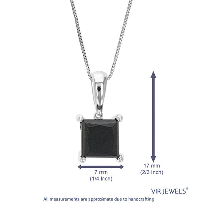 Timeless Princess Black Diamond Necklace
