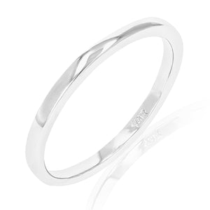 0.60 cttw Semi Mount Diamond Wedding Bridal Set 14K White Gold Round Size 7