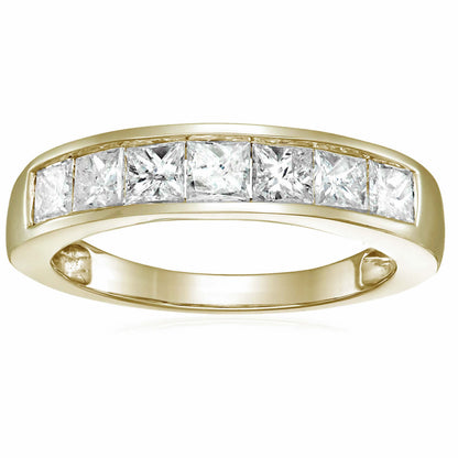 7 Stone Princess Diamond Channel Band