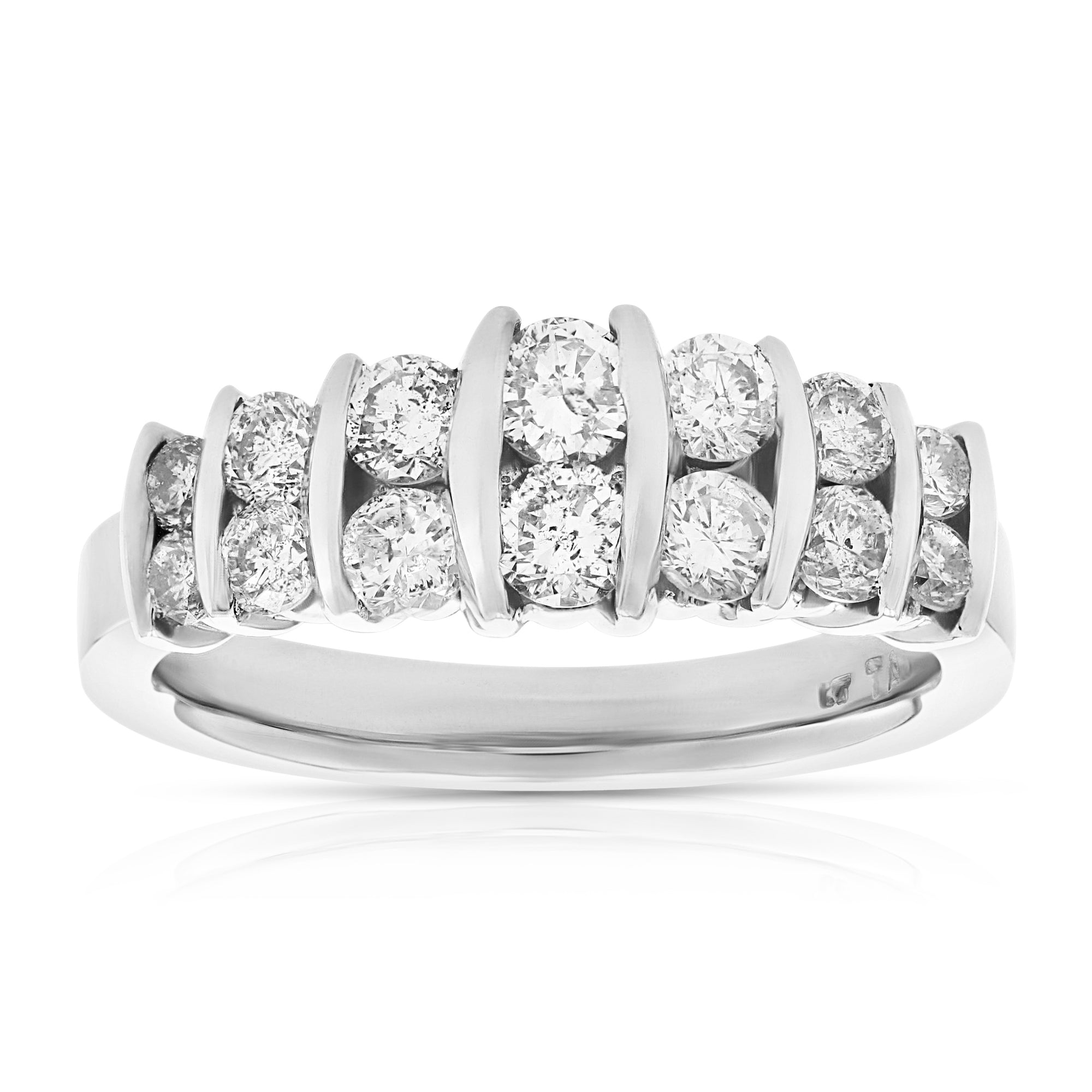 1 cttw Diamond Ring Platinum Size 6