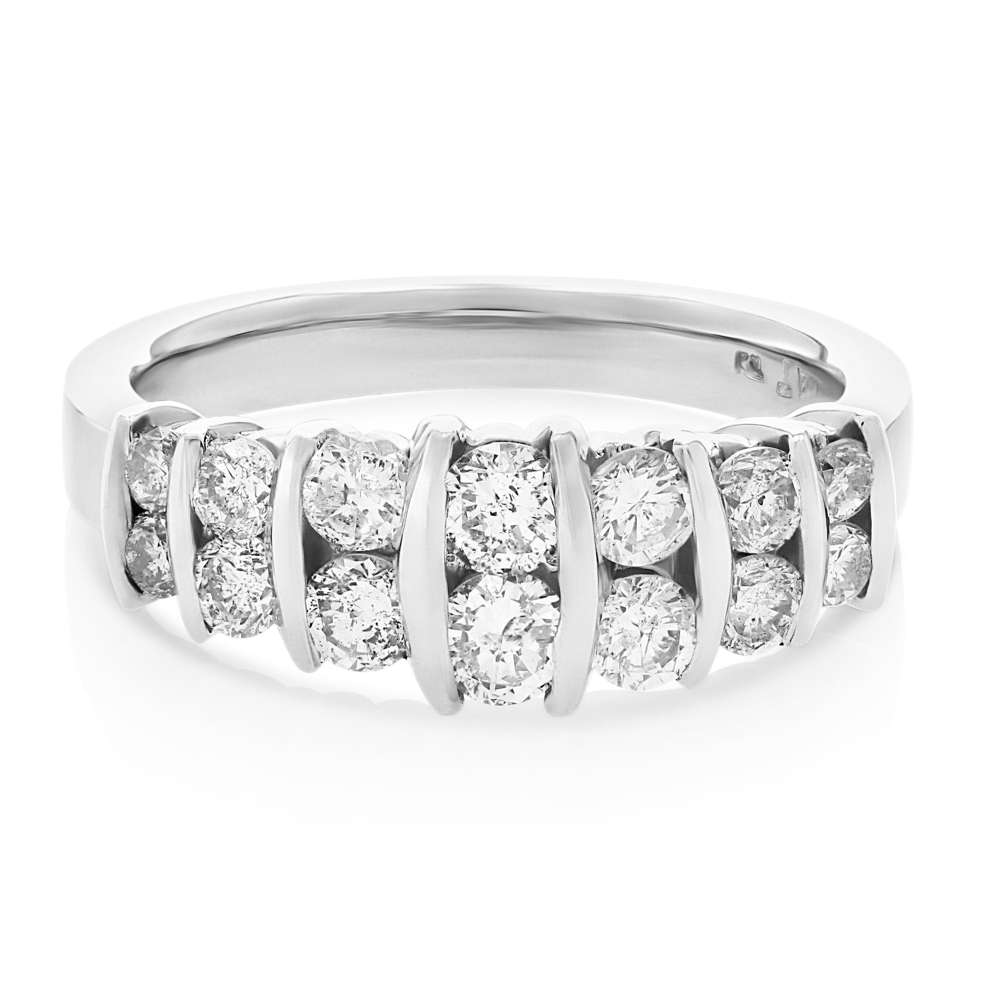 1 cttw Diamond Ring Platinum Size 6