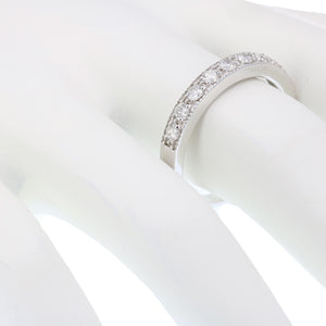 1/2 cttw Diamond Wedding Band For Women, SI2-I1 Certified Diamond Wedding Band in 14K White Gold Milgrain, Size 4.5-10
