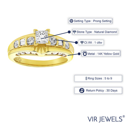 Multi Shape Bridal Ring