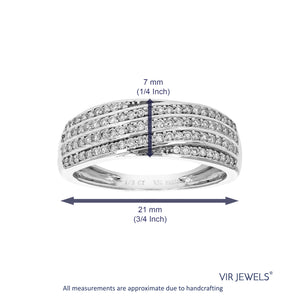 1/3 cttw Diamond Engagement Ring for Women, Round Lab Grown Diamond Ring in .925 Sterling Silver, Prong Setting, Size 6-8