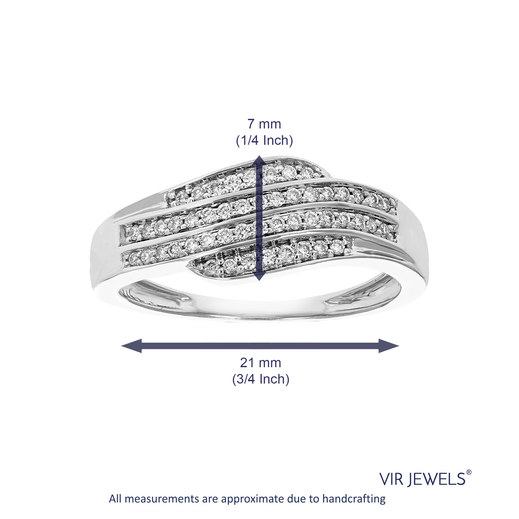 1/5 cttw Diamond Engagement Ring for Women, Round Lab Grown Diamond Ring in .925 Sterling Silver, Prong Setting, Size 6-8