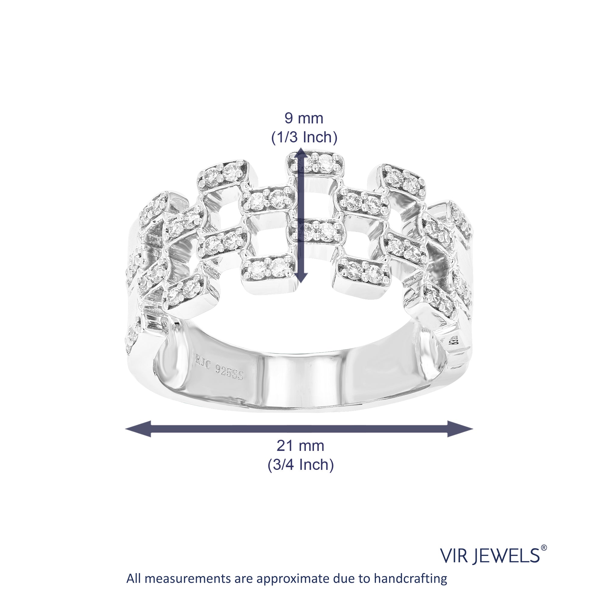 1/3 cttw Diamond Engagement Ring for Women, Round Lab Grown Diamond Ring in 0.925 Sterling Silver, Prong Setting, Size 6-8