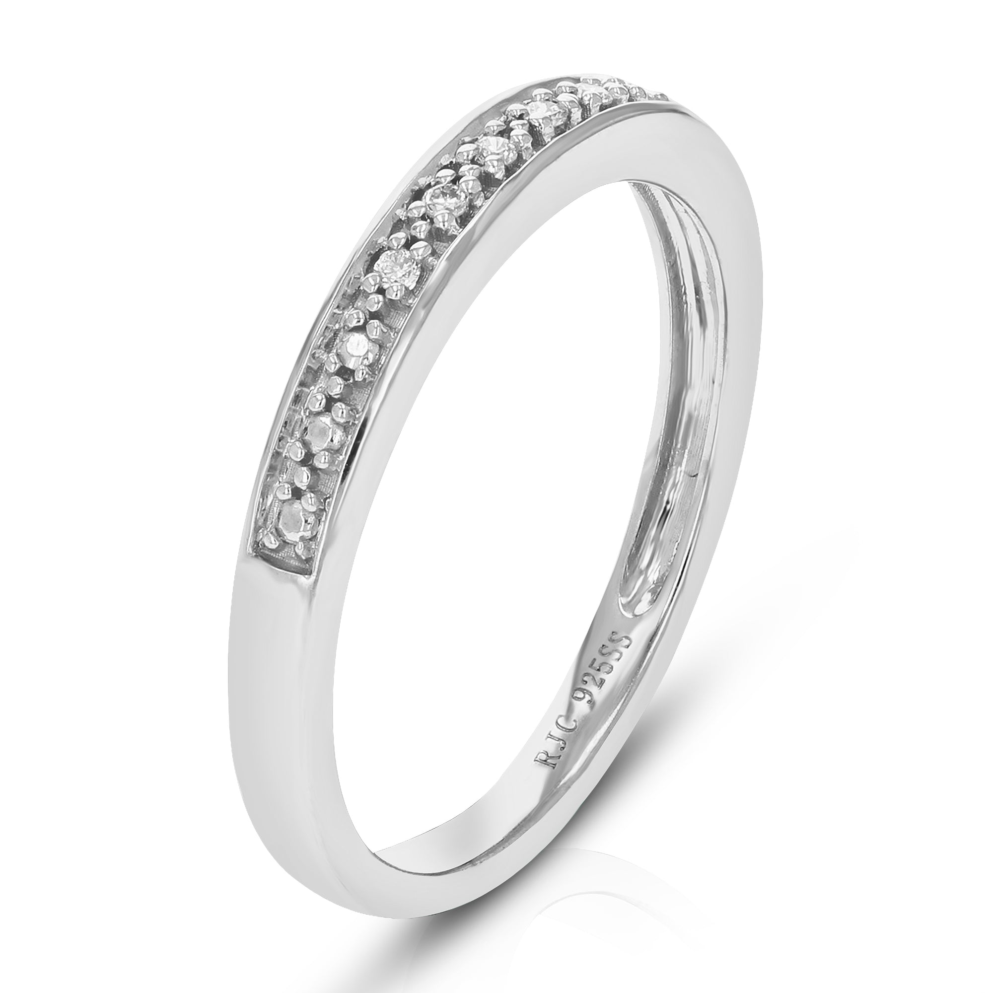 2/5 cttw Round Cut Lab Grown Diamond Bridal Set 55 Stones .925 Sterling Silver Prong Set Size 7
