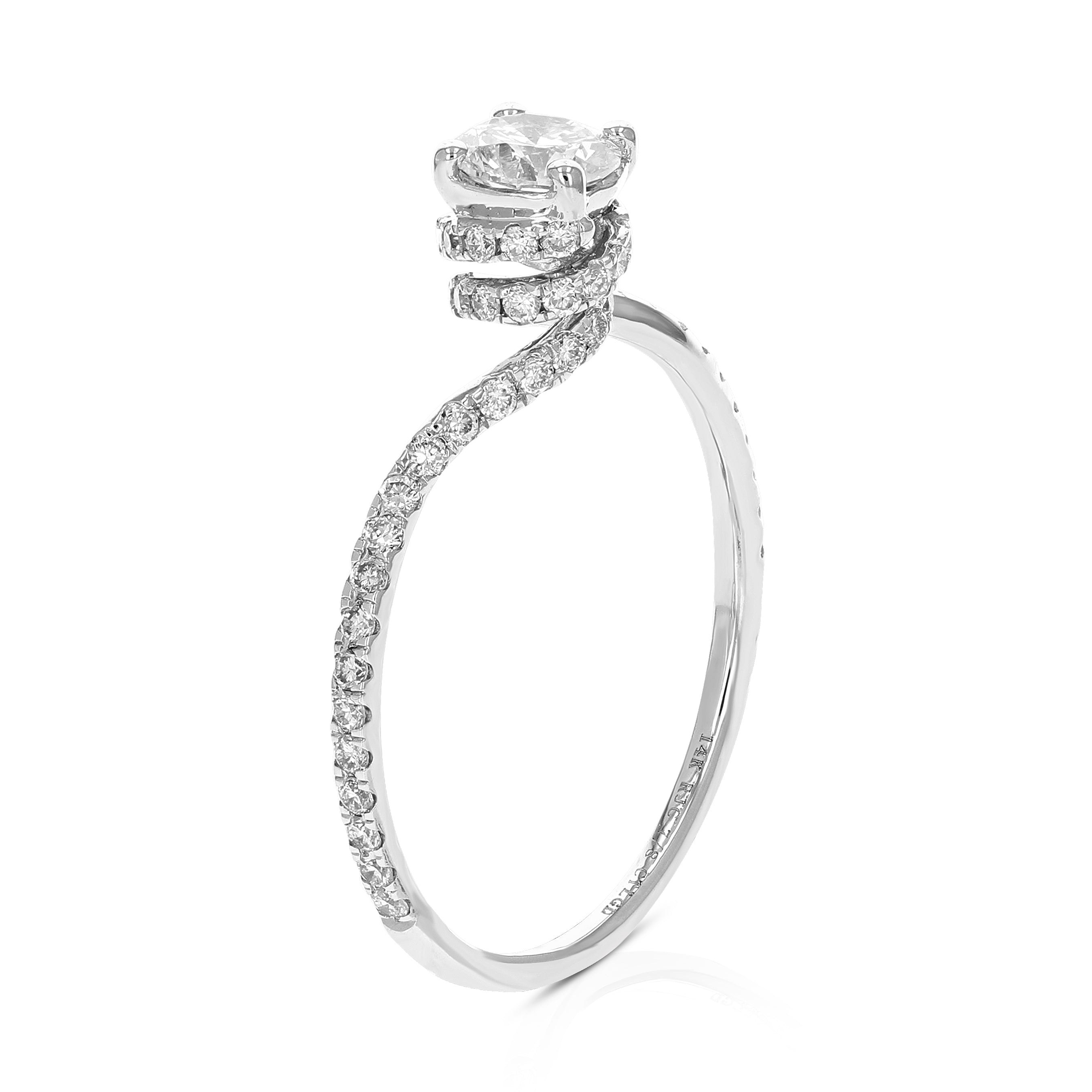 Prong Round Solitaire Engagement Ring