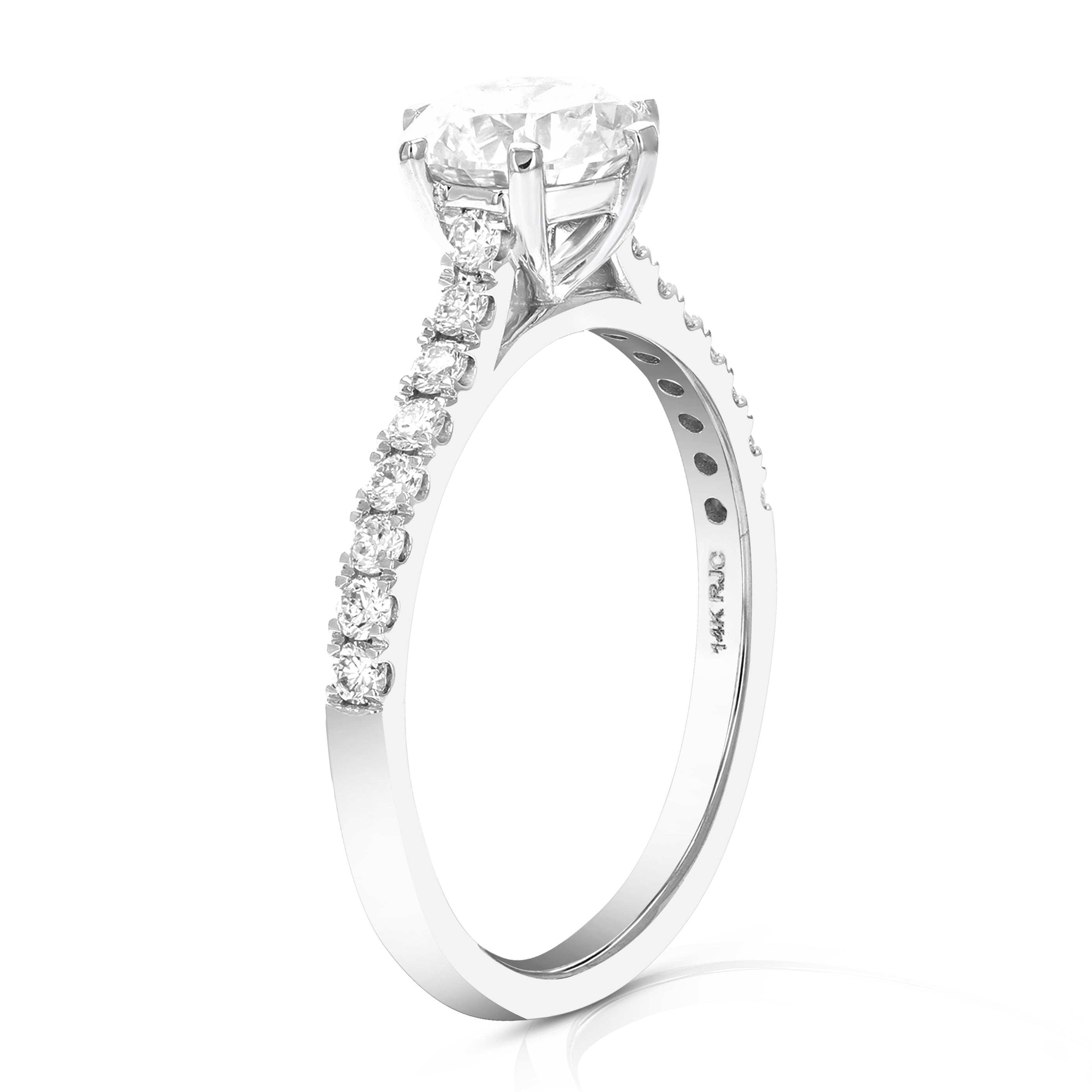 Half Eternity Engagement Ring