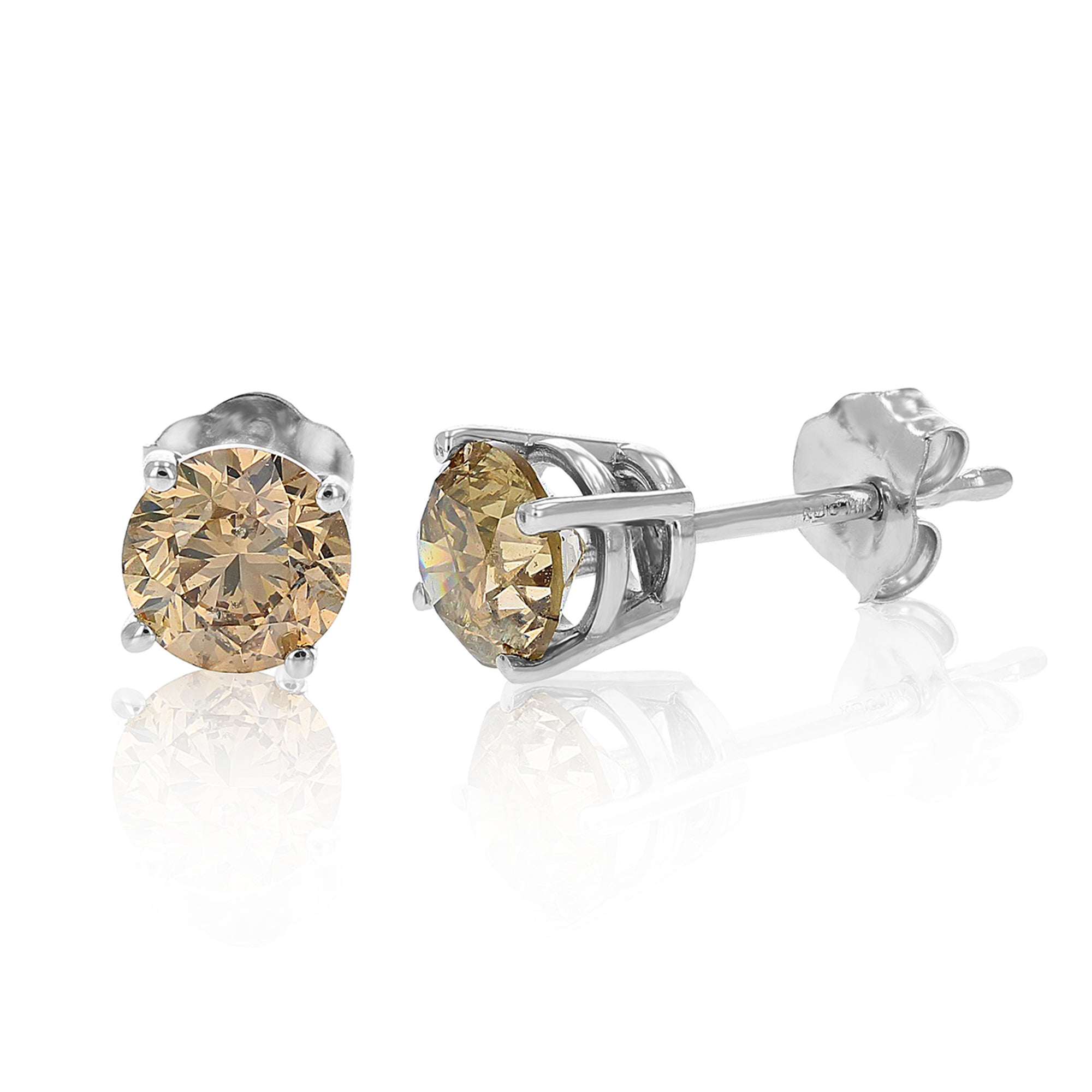 Vir Jewels 14K White Gold Screw Backs Replacement for Stud  Earrings (1 Pair) : Vir Jewels: Clothing, Shoes & Jewelry