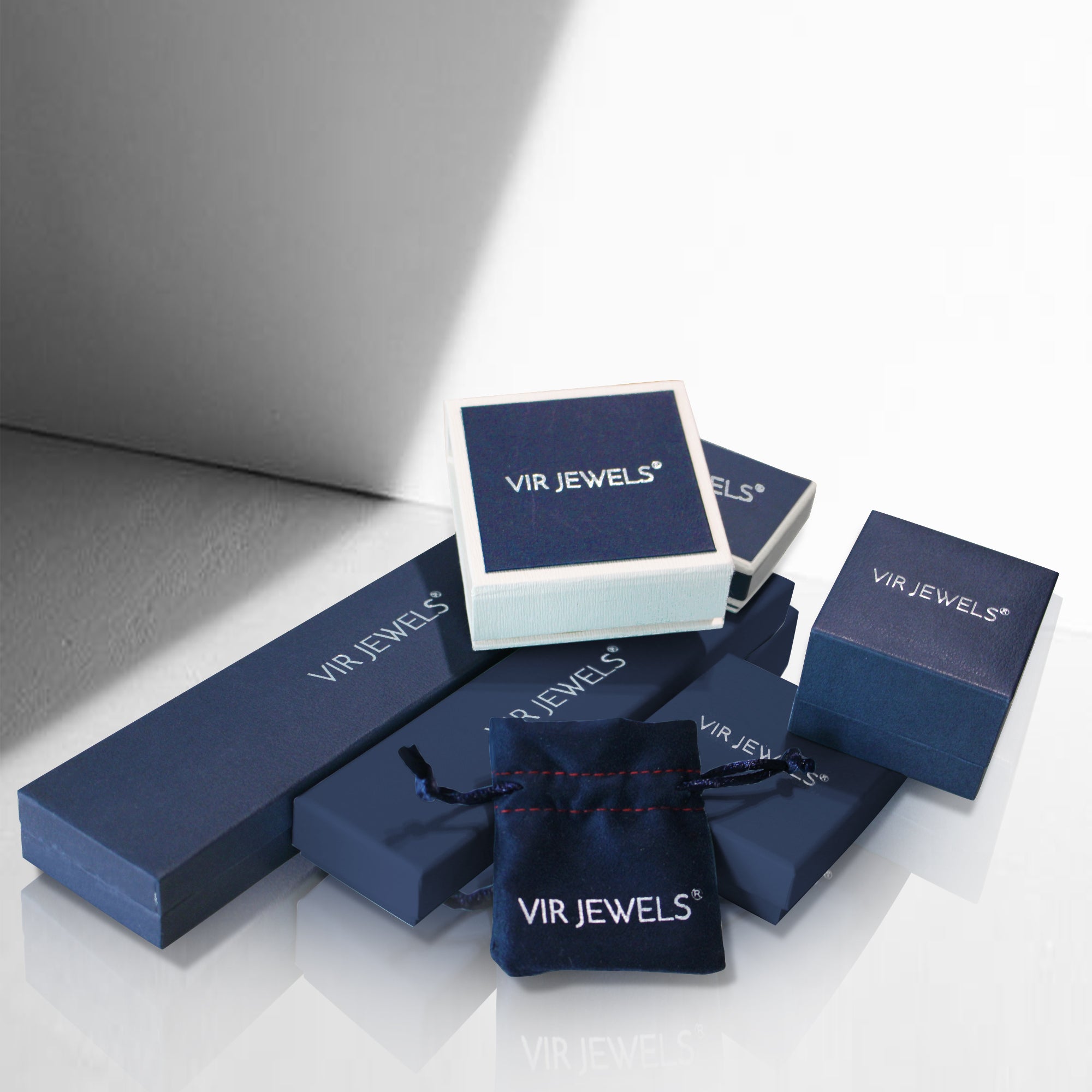 Classic Composite Diamond Stud Earrings