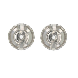 14K White Gold Screw Backs Replacement For Stud Earrings (1 pair)
